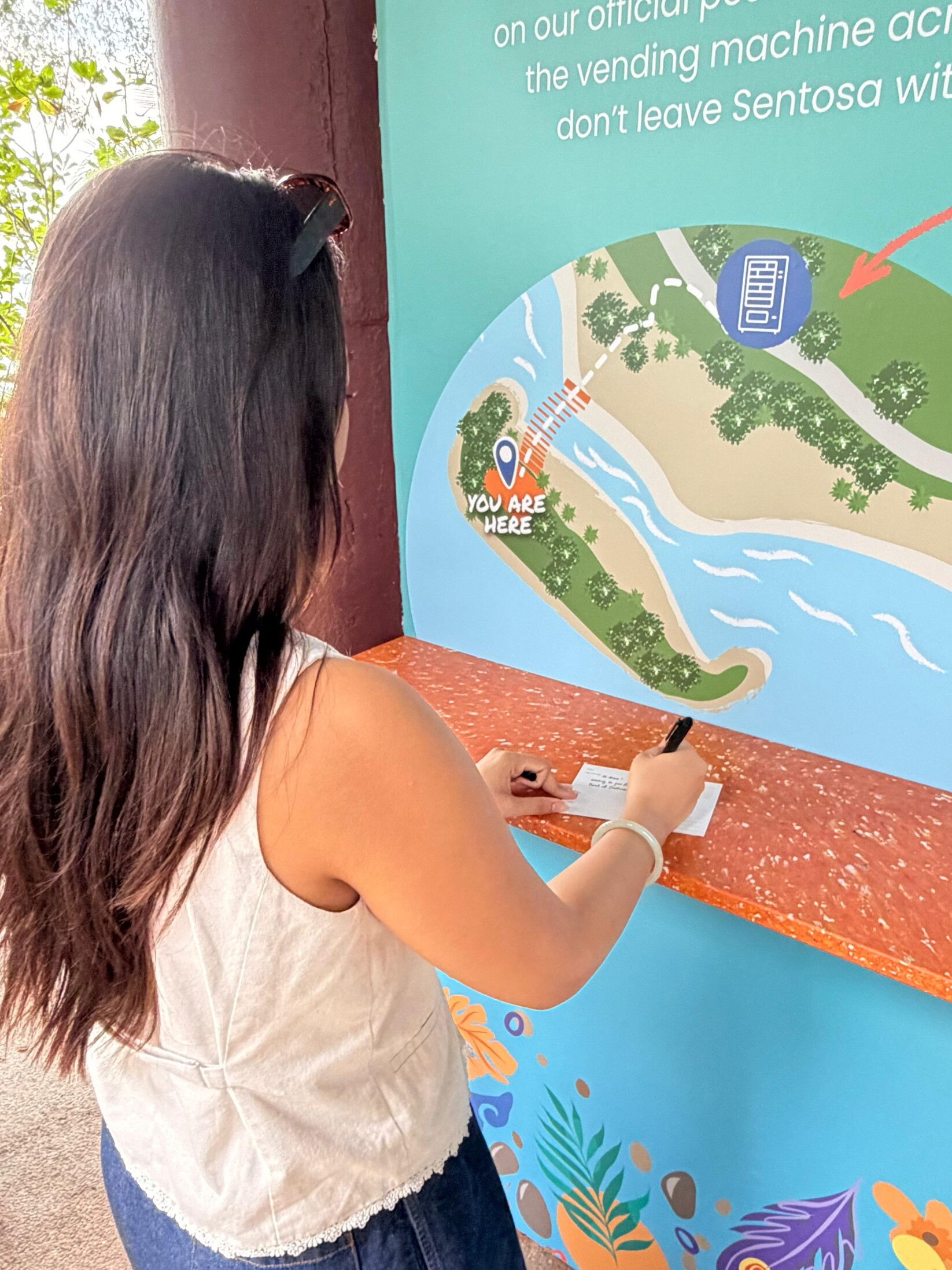 pen heartfelt messages with the stunning sea view as your backdrop.